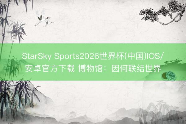 StarSky Sports2026世界杯(中国)IOS/安卓官方下载 博物馆：因何联结世界